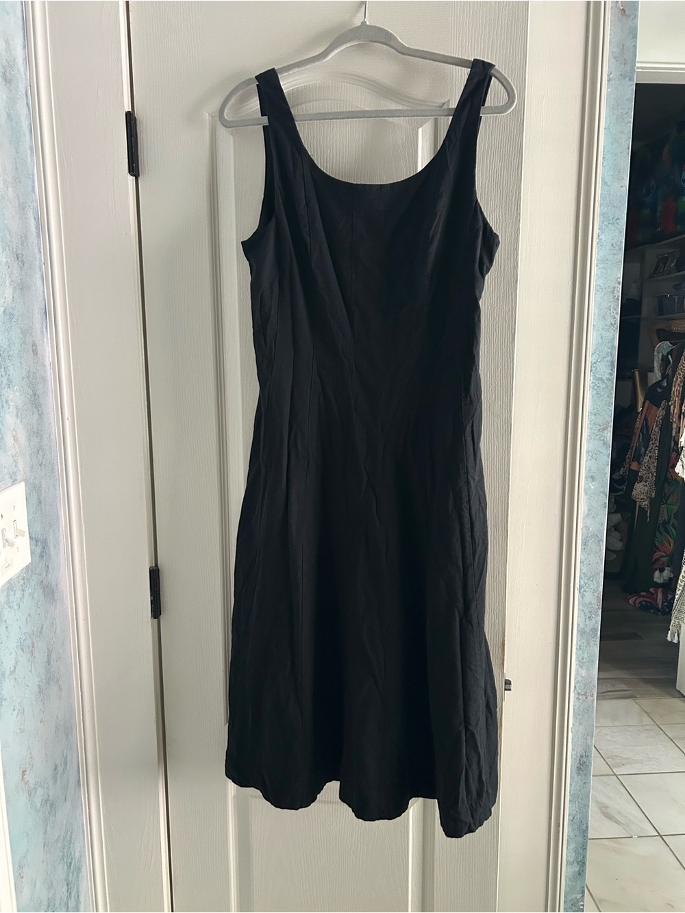 a new day Black Sleeveless Scoop Neck Dress